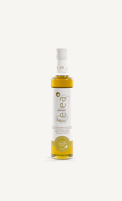 Felea Organic Infused Extra Virgin Olive Oil Lemon 250ml - 1.png